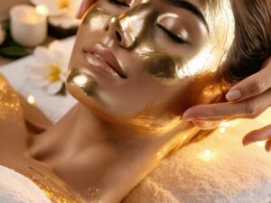Soin visage à l'or avec un soin contour des yeux  24 carats 1h30