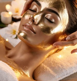 Soin visage à l'or avec un soin contour des yeux  24 carats 1h30 ( carte cadeau)