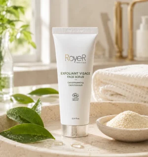 Exfoliant visage à la bave d'escargot RoyeR en situation — Coeuroline, institut à La Seyne-sur-Mer