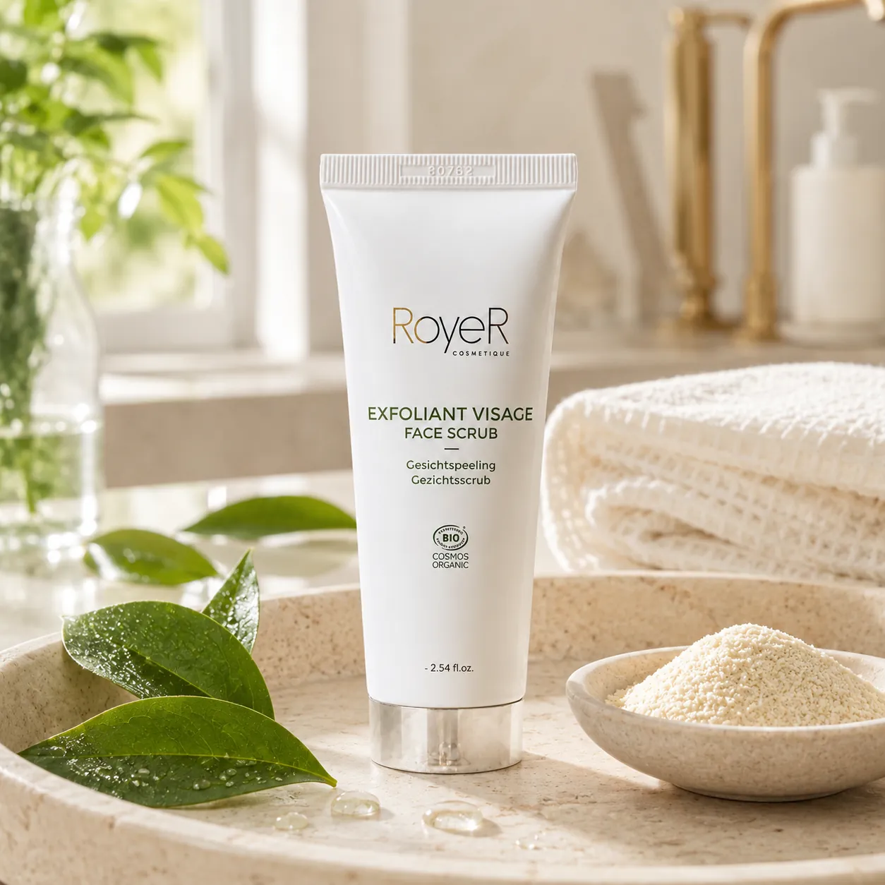 Exfoliant visage à la bave d'escargot RoyeR en situation — Coeuroline, institut à La Seyne-sur-Mer Exfoliant visage à la bave d'escargot RoyeR en situation — Coeuroline, institut à La Seyne-sur-Mer