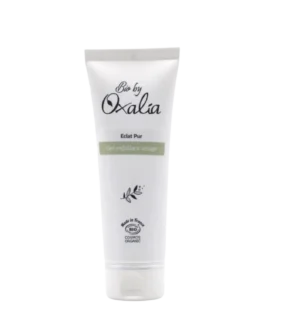 Gommage Éclat Pur bio Oxalia, gel exfoliant purifiant visage 75 ml