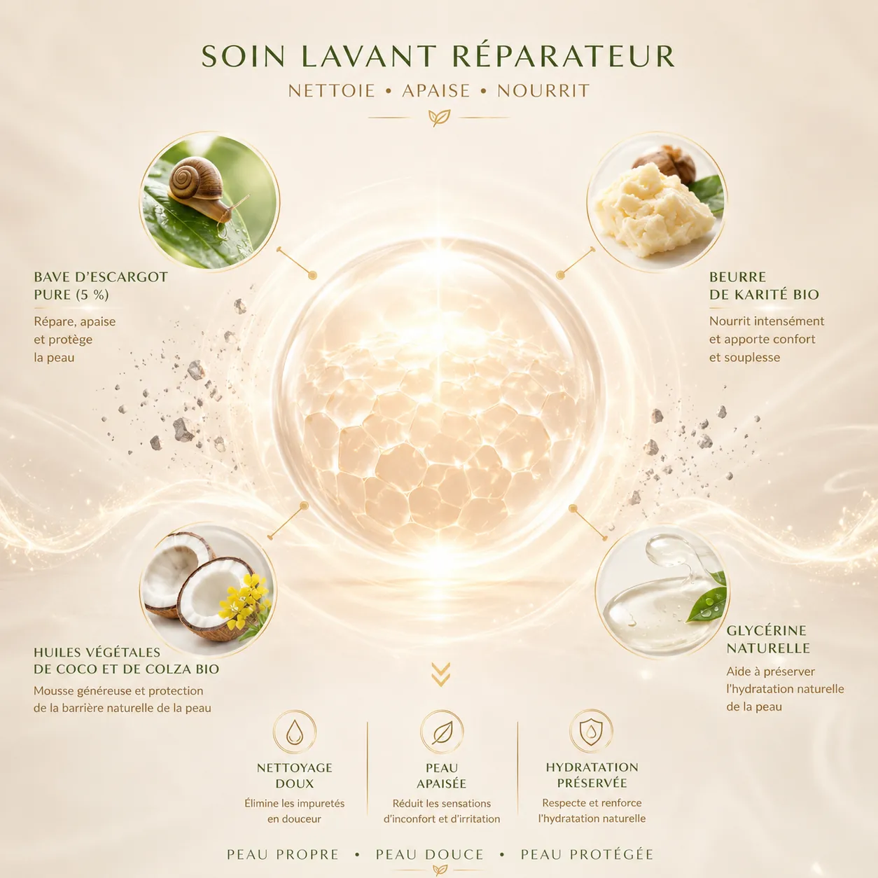 Savon à la bave d'escargot RoyeR et son action sur la peau — Coeuroline, institut à La Seyne-sur-Mer