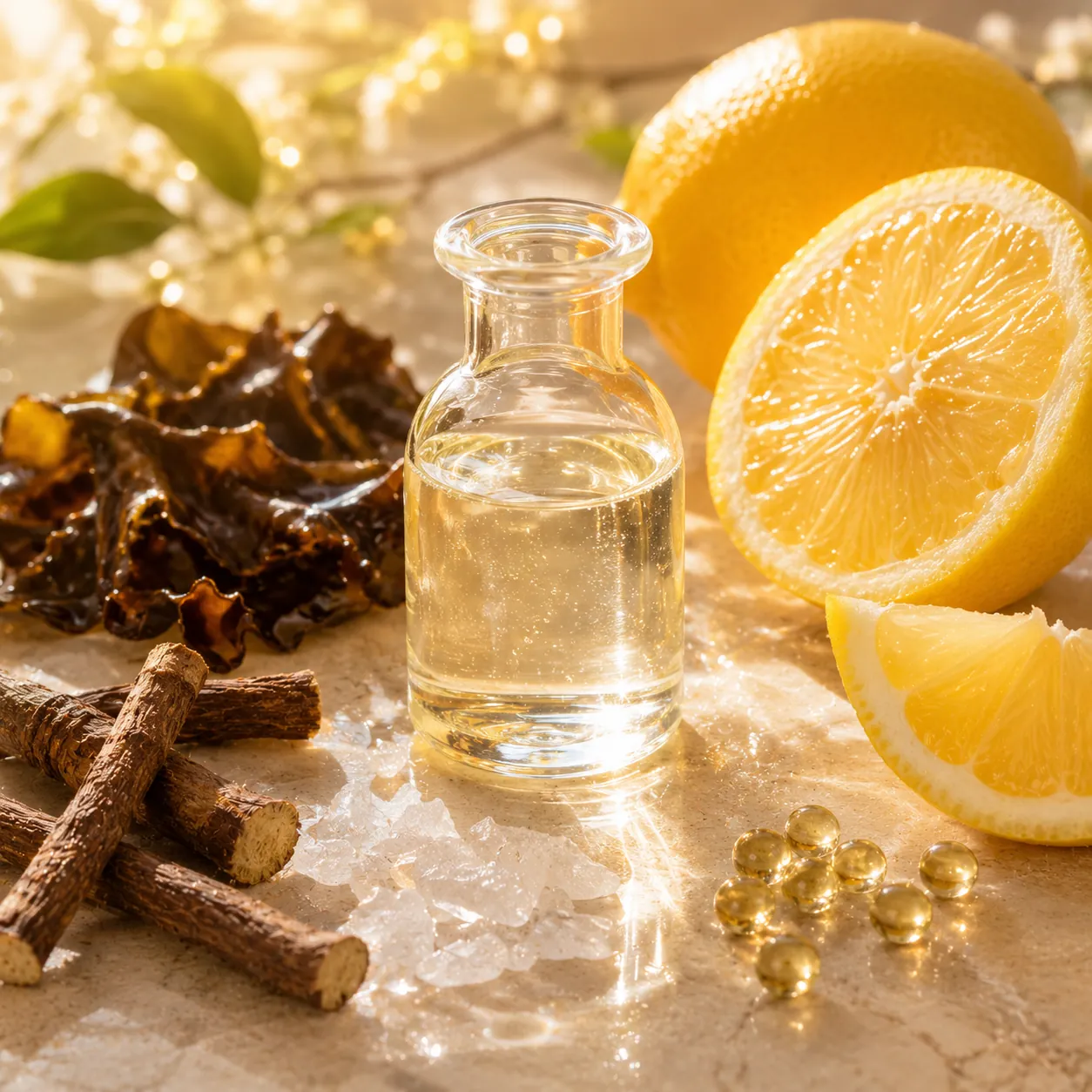 Sérum Blanc Nuage Oxalia et ses ingrédients naturels — Coeuroline, institut à La Seyne-sur-Mer