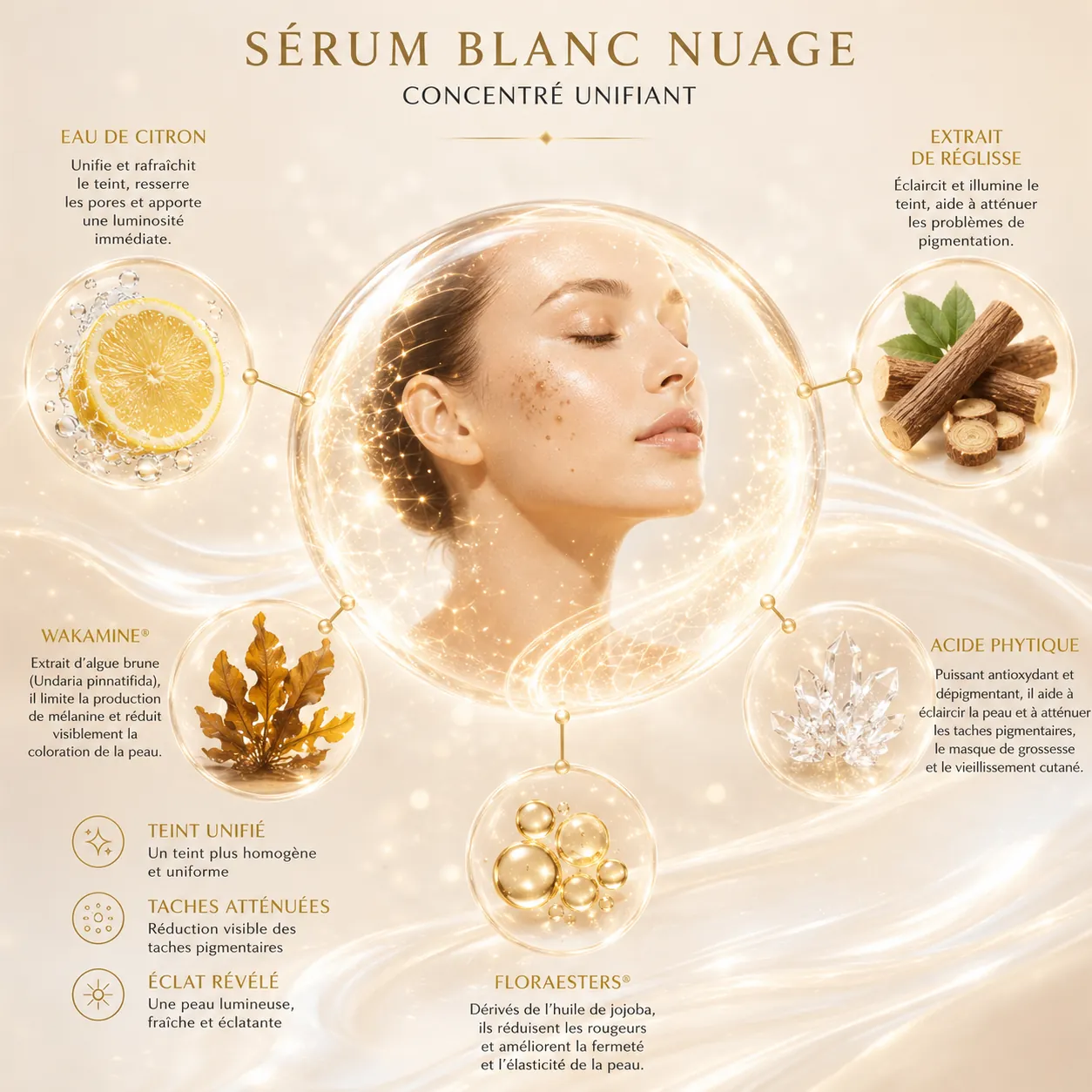 Sérum Blanc Nuage Oxalia et son action sur la peau — Coeuroline, institut à La Seyne-sur-Mer