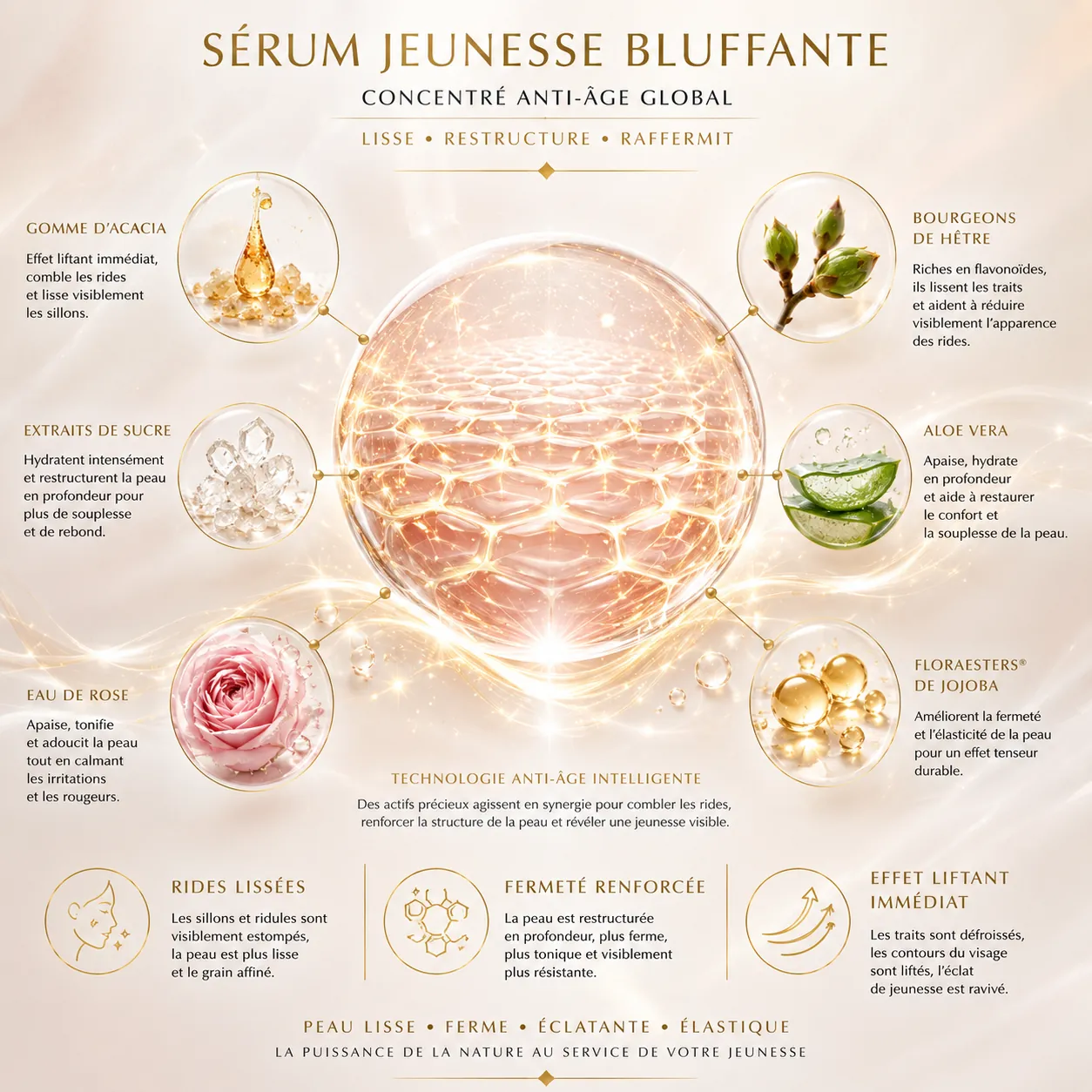 Sérum Jeunesse Bluffante Oxalia et son action sur la peau — Coeuroline, institut à La Seyne-sur-Mer